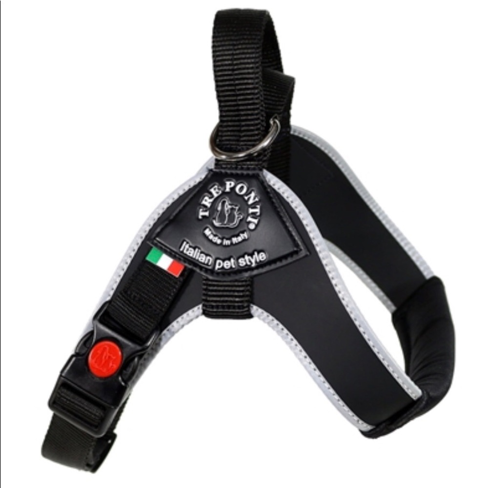 Tre Ponti Brio XXL Black New for Large Dog Harness